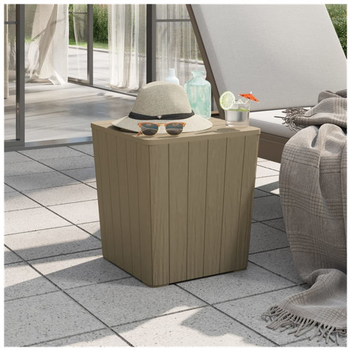Garden storage table brown - table,