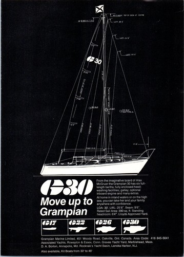 1971 grampian g30 sailing - 1971,