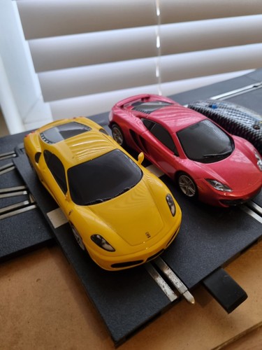 Scalextric yellow ferrari f430 - scalextric,