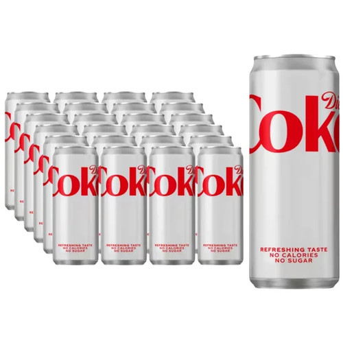 Diet coke slim cans - coke, pack