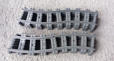 Lego City train track curves - 16 pieces. Excellent Condition.