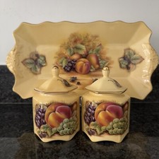 aynsley orchard gold 2 Lidded