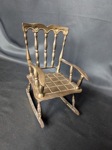 Vintage solid brass rocking - solid,