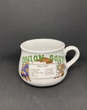 Vintage Ceramic Recipe Onion