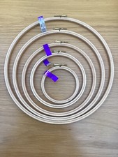 5 x Elbesee Embroidery  Hoops