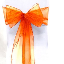 10PCS Organza Sashes Chair