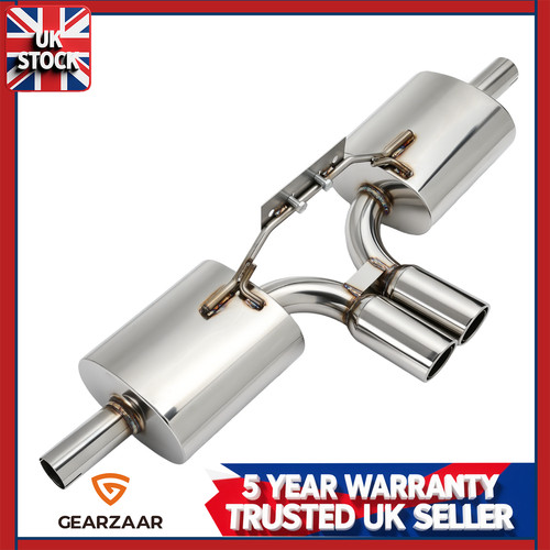 Stainless steel rear exhaust - rear,