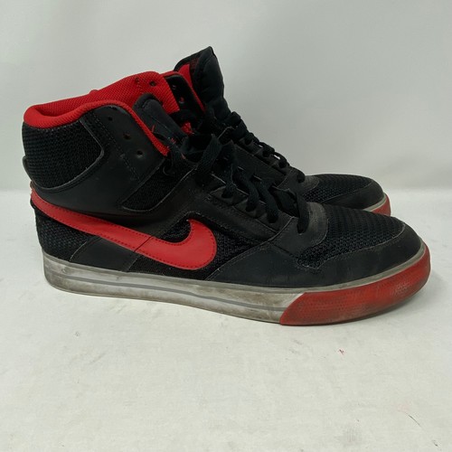 Nike renzo mid black red - 2,