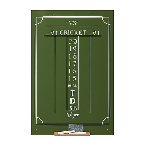 Viper dartboard cricket chalk - viper,