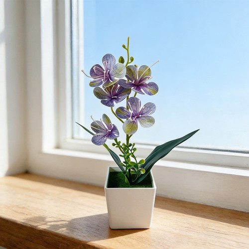 Stem artificial orchid in - stem,