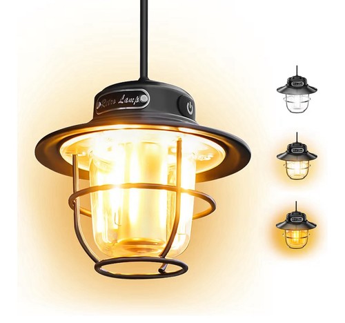 Retro led camping light tent - led,