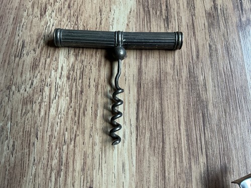 Vintage corkscrew with - vintage, handle