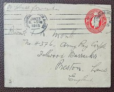 1915 S. Africa Cover to Army