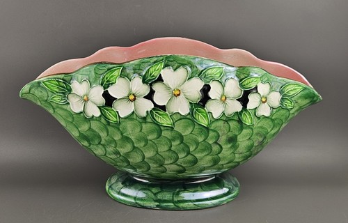 Maling green lustre footed - lustre,