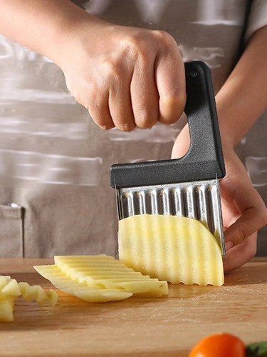 Crinkle cutter stainless - crinkle, steel