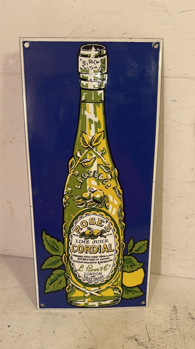 Rose lime juice - rose’s, enamel