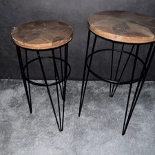 Round Black Metal Frame Nest