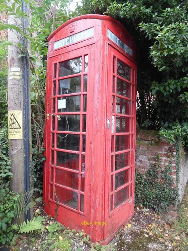 Photo 6x4 red telephone - k6,