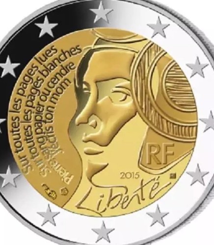 France coin 2 euro - france, 2€