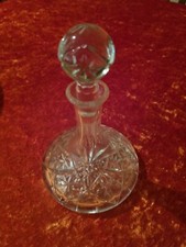 Small cut glass ships - small,