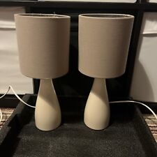 Pair ( 2x ) Next Ceramic Table Bedside Lamp - Pls Read Description