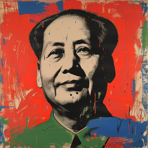 Mao andy warhol - style, 24x24