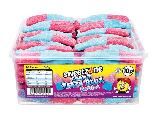 Halal sweets fizzy - fizzy, blue