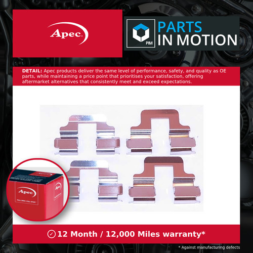 Brake pad fitting kit - brake, fits
