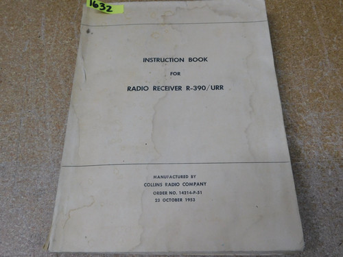 Collins 390 urr - collins, r-390/urr