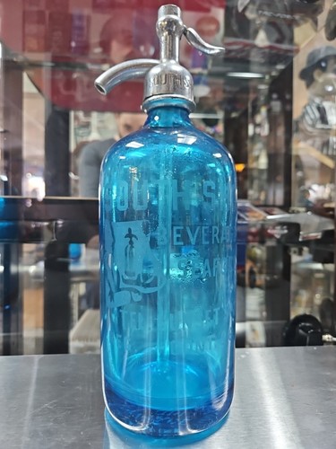 Antique blue seltzer - antique,