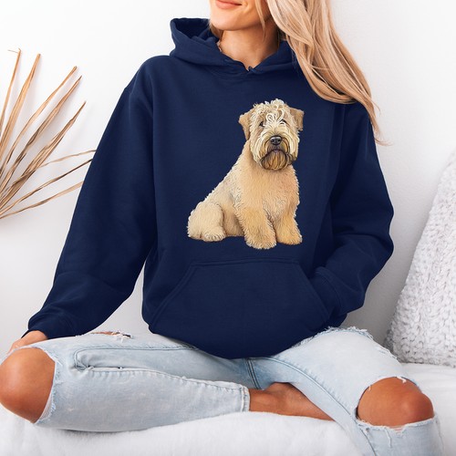 Wheaten terrier dog - wheaten, graphic