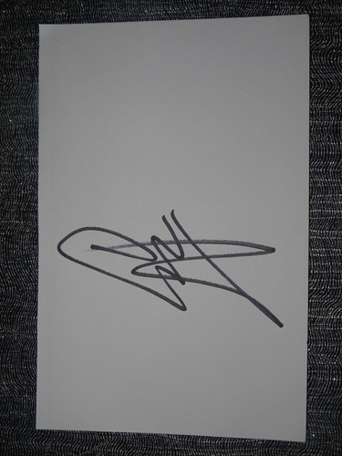 Carl fogarty signed - carl, white