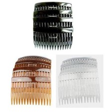 7cm Hair Combs Slides Black