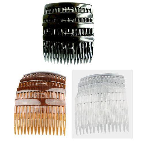 7cm hair combs slides - 7cm, black