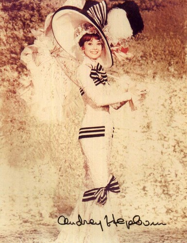Audrey hepburn signed fair - signed, 'my
