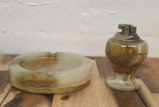Vintage Onyx Ashtray With