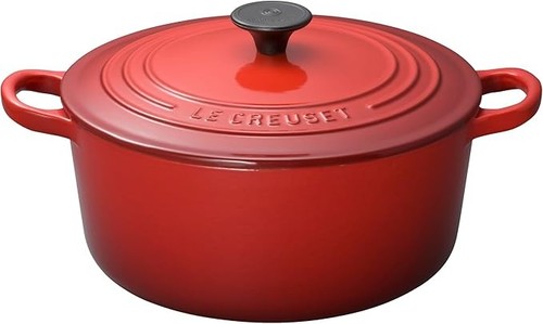 Creuset red cast iron - le,