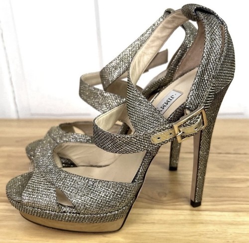 New jimmy choo silver gold - new,