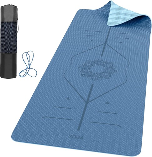 Yoga mat 6mm non slip - 6mm, gym