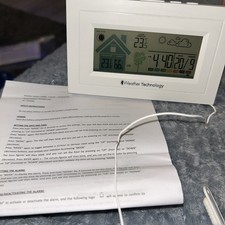 Atlas for Men Weather Station - desktop used complete with instructions