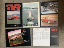 TVR Sales Brochure Pack TVR S ,350i Convertible, 400/450 SE Road Test. 1988