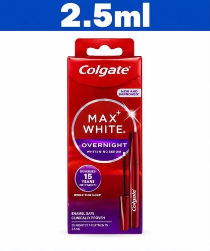 Colgate max white overnight - max,
