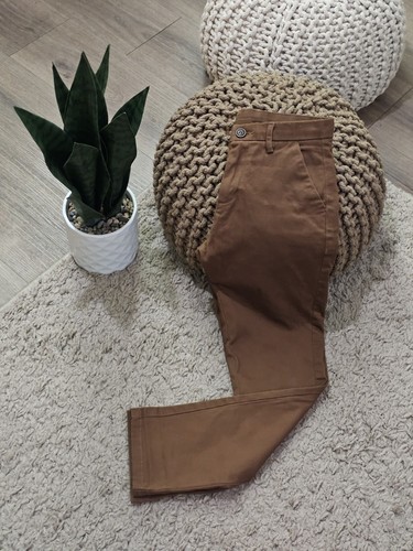 Next boys brown slim - slim, chino