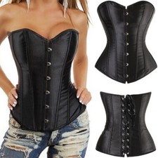 Ladies Sexy Overbust Boned