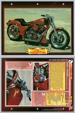 Harley Davidson Custom Lowrider Sport 1992 Custom Atlas Motorbike Fact File Card