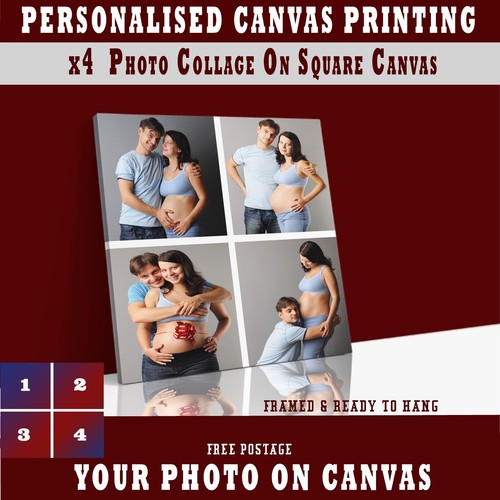 Personalised photo canvas - photo, on