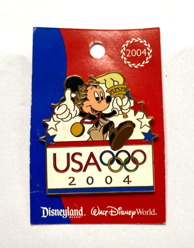 Disney pin badge usa olympic - disney,