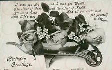 Birthday Greetings Beagles Postcards 846C 1910 Postmark 