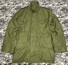 GENUINE US ARMY ALPHA 1976 OLIVE M65 COLD WEATHER FIELD COAT JACKET. XS-REGULAR.