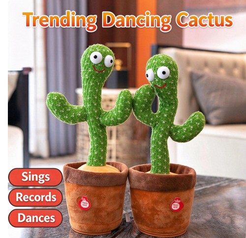 Dancing cactus toy singing - cactus,